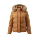 Assortment of warm and lightweight puffer vests for women