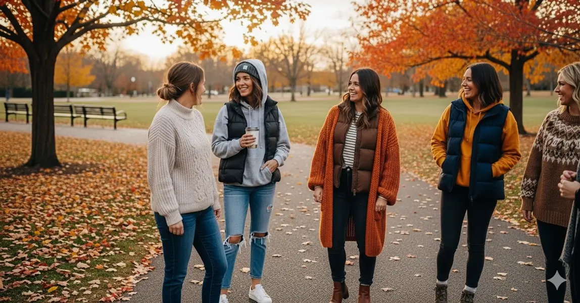 از هودی لش تا پافر کوتاه: چطور استایل پاییزی شیک زنانه خود را بسازیم؟