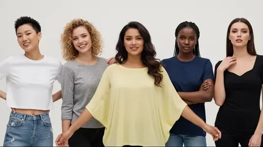 دنیای شگفت‌انگیز تیشرت‌های زنانه: راهنمای کامل انتخاب، استایل و موقعیت‌های پوشیدن