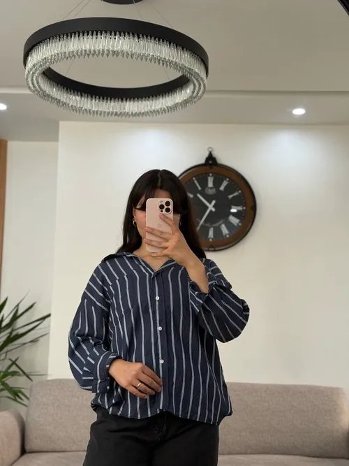شومیز زنانه ترک سرمه ای